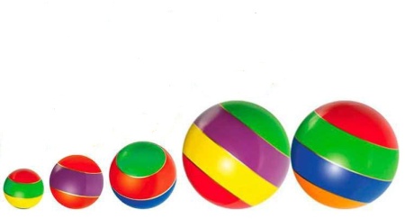 Купить Мячи резиновые (комплект из 5 мячей различного диаметра) в Воркуте 