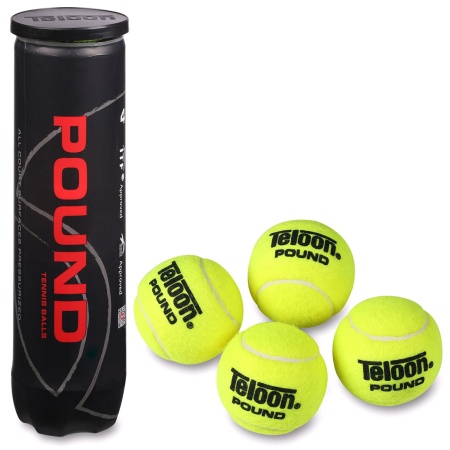 Купить Мяч для большого тенниса Teloon 828Т Р4  (4 шт) в Воркуте 